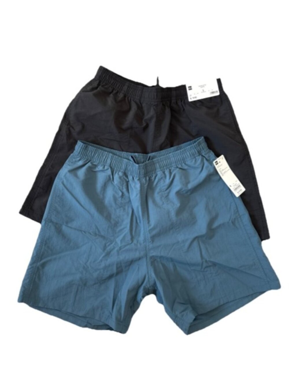 2 GU Color Active Shorts Size S - Uniqlo Sister Brand - Quick Dry 1 Black 1 Blue